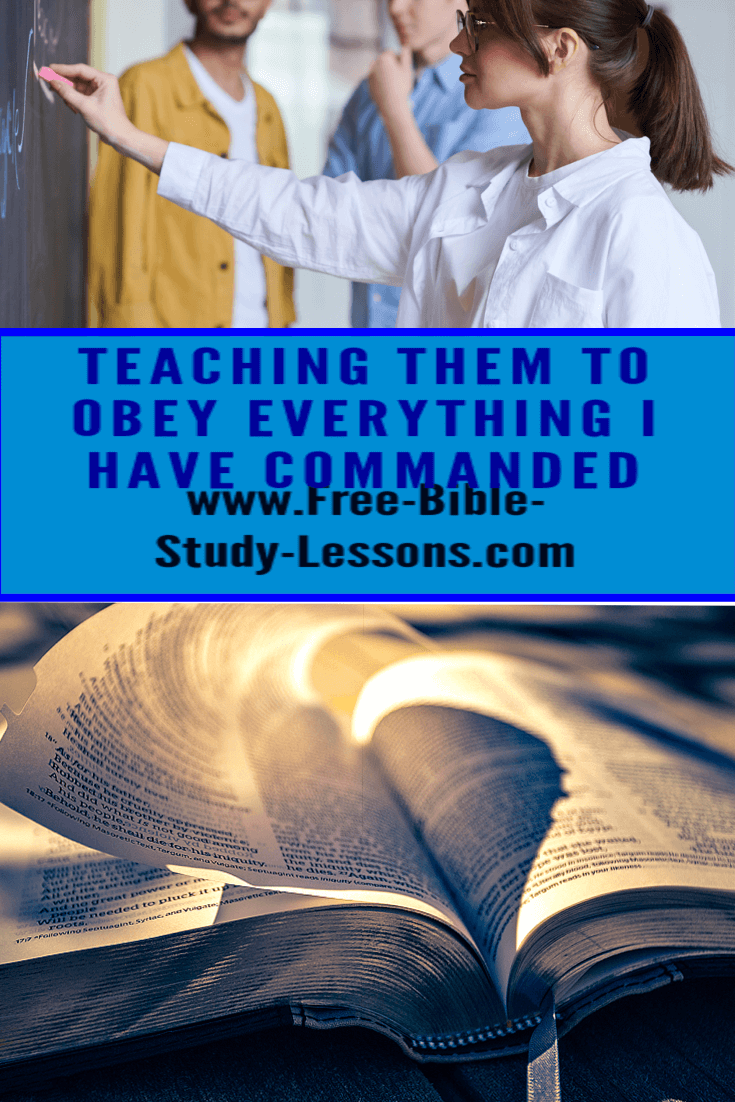 teaching others about bible